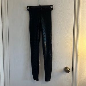 Mermaid pattern shiny Blackmilk leggings